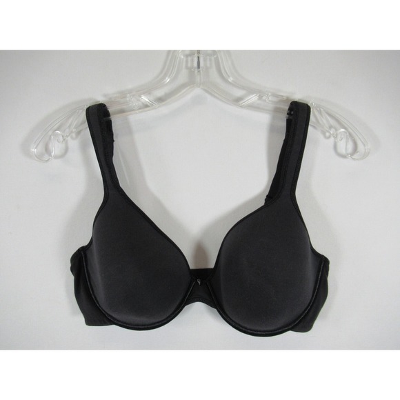 vassarette Other - Vassarette Cotton Blend Bra 40C Black Underwire 75-818 75818